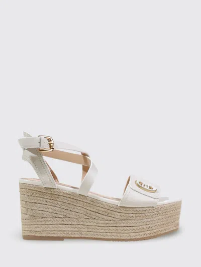 Liu •jo Heeled Sandal Woman Liu Jo In White