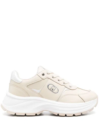 Liu •jo Eva Sneakers In Neutrals