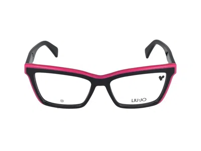 Liu •jo Liu Jo Eyeglasses  Lj2783 008 Black/fuchsia 54/16/140