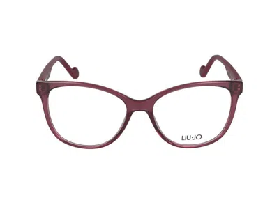 Liu •jo Liu Jo Eyeglasses In Purple