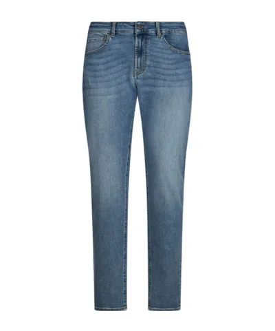 Liu •jo Faded Five-pocket Jeans Pants In Blue