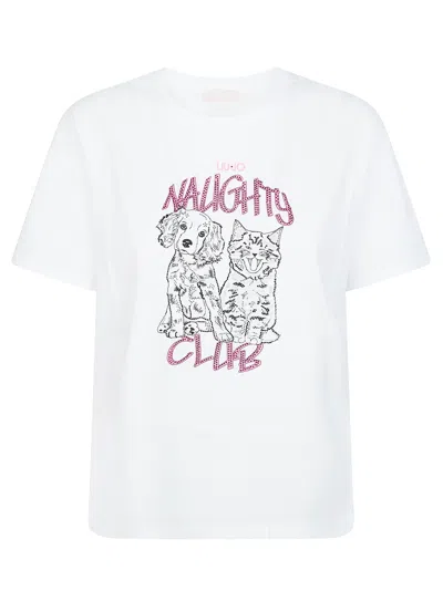 Liu •jo Liu Jo Fashionable T-shirt For Women In White