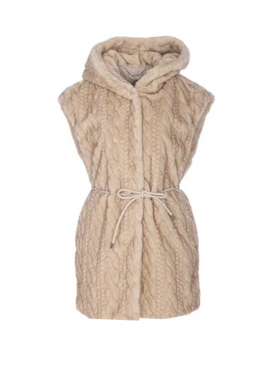 LIU •JO FAUX FUR VEST