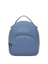 Liu •jo Faux-leather Backpack In Blue