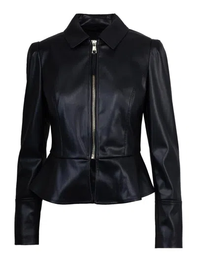 LIU •JO CHAQUETA DE CUERO - NEGRO