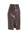 Liu •jo Skirt Liu Jo Woman Color Red In Brown