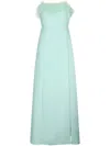 Liu •jo Kleid Mit Federn In Grün