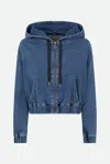 Liu •jo Liu Jo Felpa In Denim Blu In Blu
