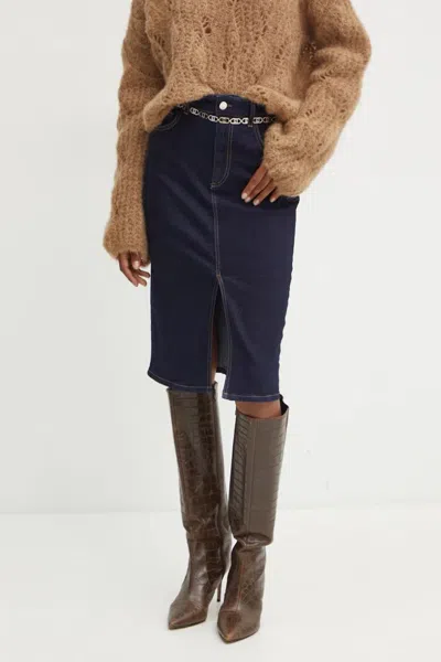 Liu •jo Female Skirts Liu Jo Uf4131 D4448 787 In Blue