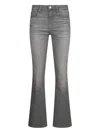 Liu •jo Five-pocket High-rise Bootcut Jeans In Gray