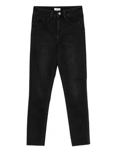 Liu •jo Liu Jo Long Black Jeans In Blue