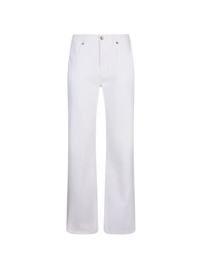 Liu •jo Five-pocket Jeans In White