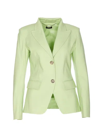 Liu •jo Flap Pocket Blazer In Green