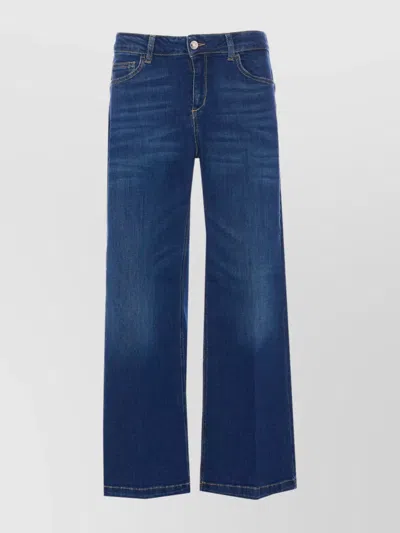 LIU •JO FLARE FIT REGULAR WAIST DENIM JEANS
