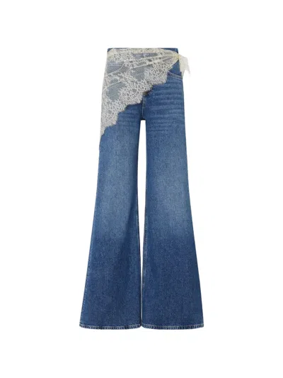 Liu •jo Flare Jeans With Bandana In Blue