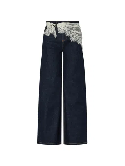Liu •jo Flare Jeans With Bandana In Blue
