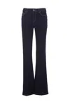 Liu •jo Flared Denim Trousers In Blue