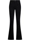 Liu •jo Liu Jo Slim Black Flared Jeans In Black