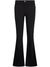 Liu •jo Liu Jo Slim Black Flared Jeans In Black