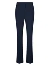 Liu •jo Liu Jo Flared Cady Crepe Trousers In Blue