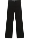 LIU •JO LIU JO FLARED COTTON PANTS