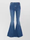 Liu •jo Flared Denim Jeans With Front And Back Pockets