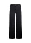 Liu •jo Flared High-waisted Black Jeans With Five-pocket Design In Black
