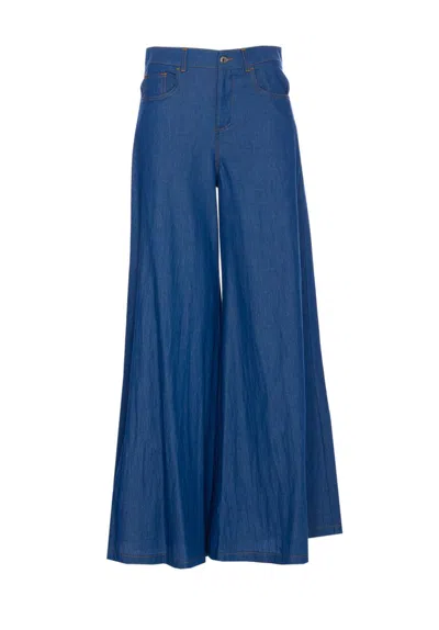 Liu •jo Liu Jo Flared Jeans In Blue