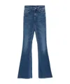 Liu •jo Stretch Flared Blue Jeans In Blue