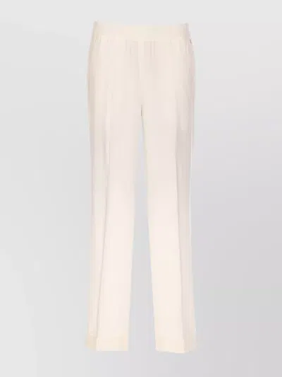 Liu •jo Liu Jo Elasticated Waist Flared Pants In White