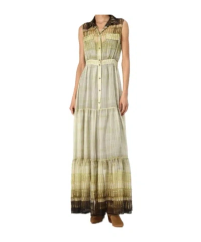 Liu •jo Flared Shirt Dress In Nude