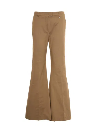 Liu •jo Liu Jo Flared Trousers In Beige