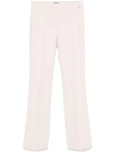 Liu •jo Flared Trousers In Neutrals