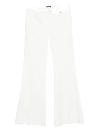Liu •jo Flared Trousers In White