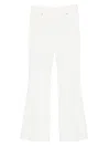 Liu •jo Flared Trousers In White