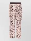 Liu •jo Flared Trousers With Cargo Pockets And Print