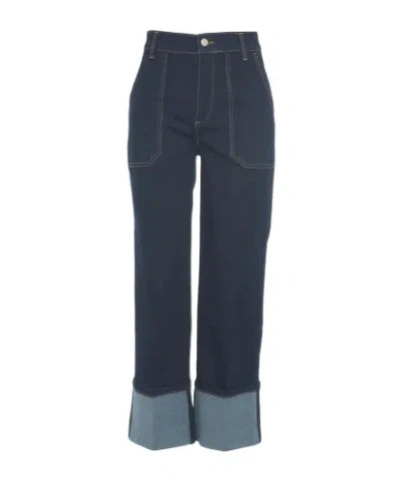Liu •jo Flared Wrangler Jeans In Blue