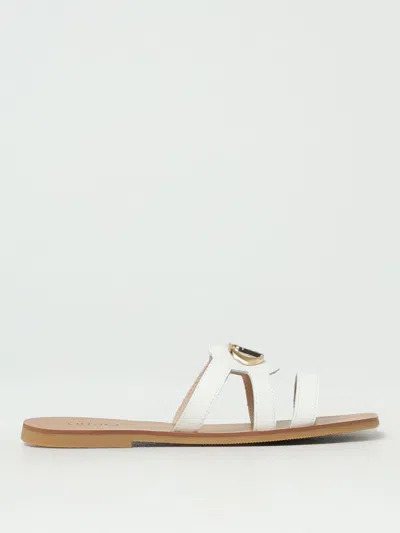 Liu •jo Flat Sandals Liu Jo Woman Color White
