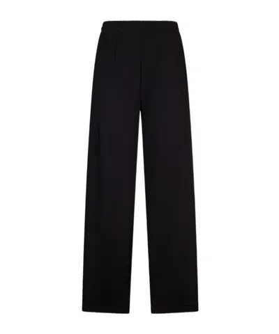 Liu •jo Fleece Balloon Track Pants In Black