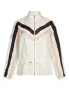 Liu •jo Floral-embroidered Cotton Jacket In White