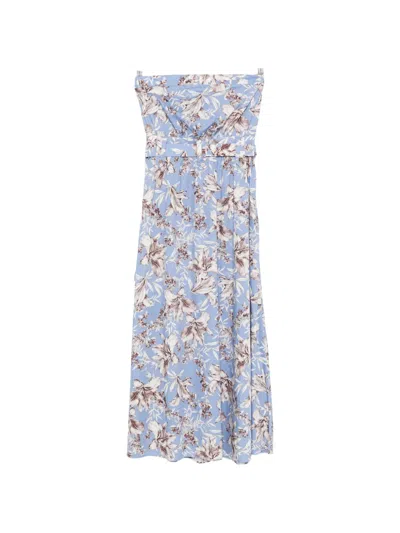 Liu •jo Floral Maxi Dress In Multi