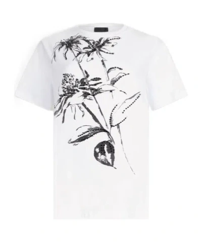 LIU •JO FLORAL PATTERN T-SHIRT
