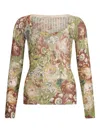 Liu •jo V-neck Jumper In Multi