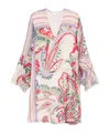 Liu •jo Floral-print Mini Dress In Multicolor