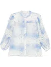 Liu •jo Floral-print Shirt In White