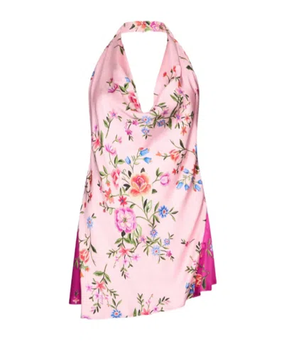 Liu •jo Floral-print Top In Multi