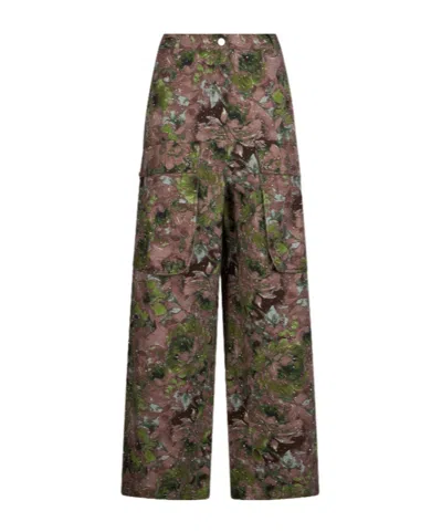 LIU •JO LIU JO FLORAL CARGO PANTS