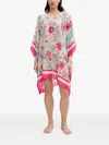 Liu •jo Floral-print Kaftan In Multi