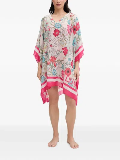 Liu •jo Floral-print Kaftan In Multi