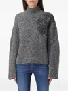 Liu •jo Sweater Liu Jo Woman Color Black In Gray